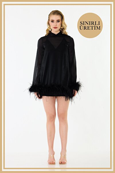 Carmen Limited Edition | BLAIR Siyah Mini Elbise