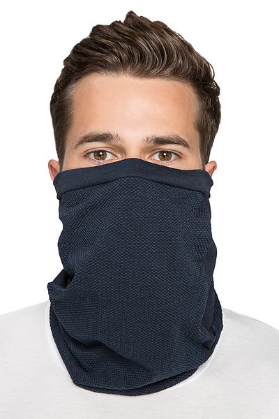 THERMOFORM A.Navy Blue Extreme Neck Collar
