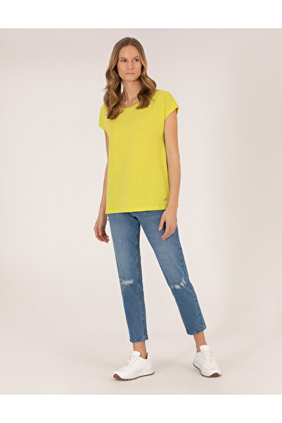 Pierre Cardin Μπλε Mom Fit Τζιν Παντελόνι 50262569-VR036