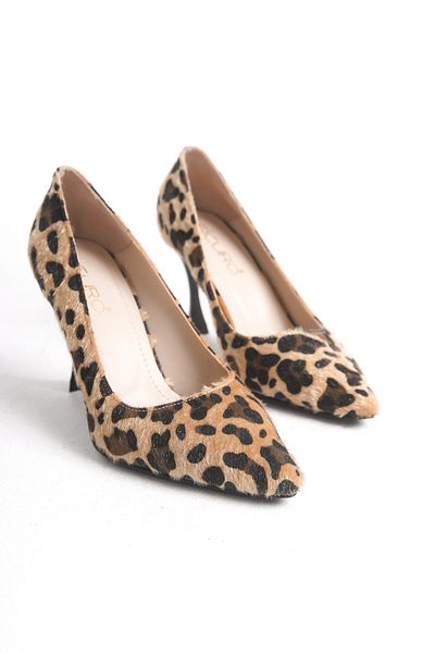 NITU Shoes Leopard Print High Heel Stiletto