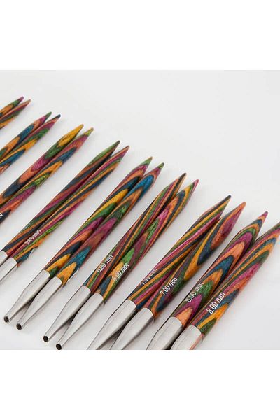 KnitPro Symfonie Deluxe Rosewood Wood - Σετ μπάρμπεκιου με αντικαταστάσιμο μισινάλ (3,5-8,00 MM)