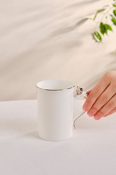Karaca X Müge Momentary Bird Mug Silver 300 ml