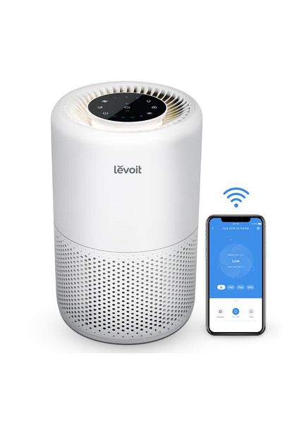 Levoit Core 200S Smart WiFi Air Purifier | Allergies, Pets, Smoke, Dust, Pollen | 24dB Quiet
