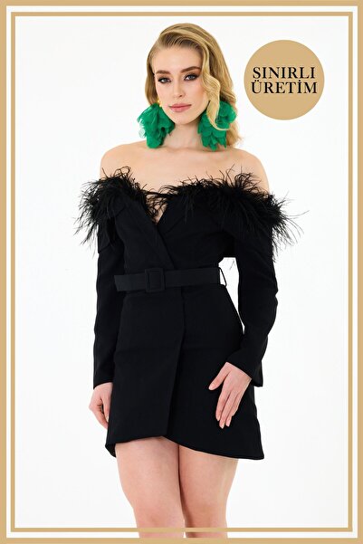 Carmen Limited Edition | DAISY Siyah Mini Elbise