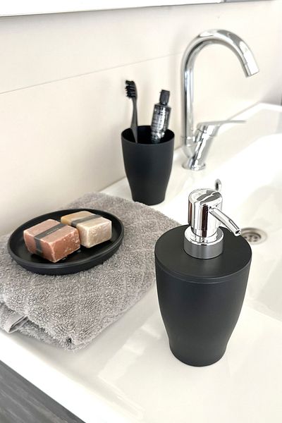 Prima Nova Σετ μπάνιου Pure Black 3 τεμαχίων