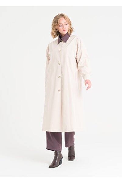 Armağan Taş Detaylı Trençkot