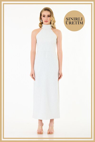 Carmen Limited Edition | LILY Beyaz Uzun Elbise