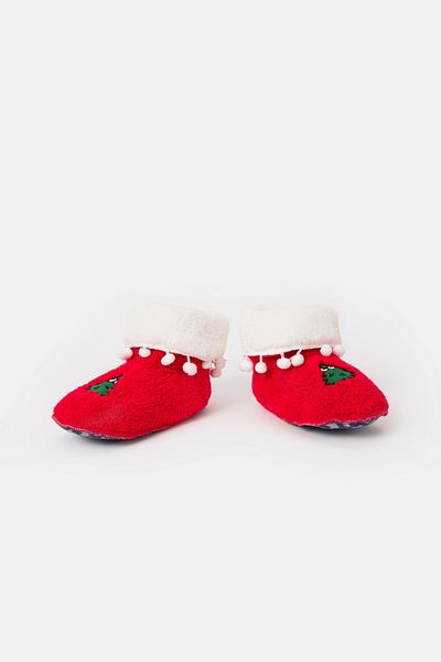 Woody Velsoft Booties-Csb - 464-Flag Red