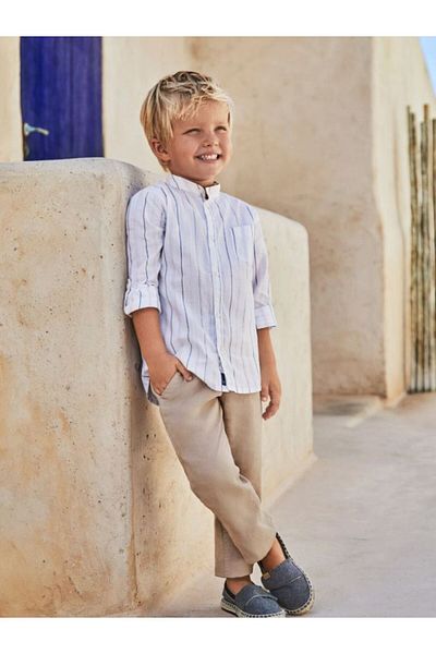 MAYORAL Boy's Linen Trousers