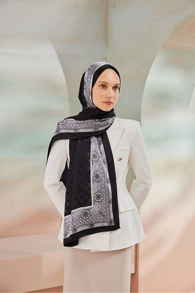 Cardion ŞAL DEVORE CIRCLE PATTERN