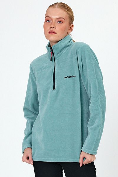 MAXIMILLIAN Çağla Color Half Zipper Women's Fleece 1207 - Çağla