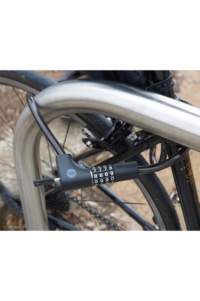 Yale Essential Wired Bike Lock 1000mm with Combination and Key Ycc0121002