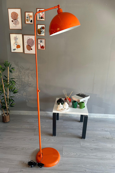 Bamyum Lambader Hareketli Başlık Modern Dekoratif Metal Oturma Odası Çalışma Odası Zemin Lambası