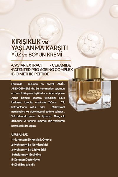 Softto Plus 50ML Cream - Face and Neck Anti-Rash and Anti-Aging