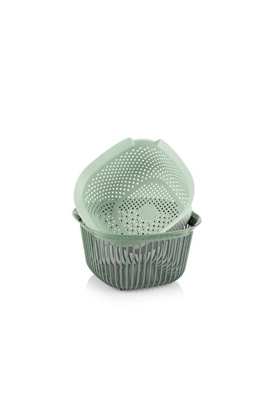 SELKA HOME 2 Piece Bowl with Strainer 4000 ml