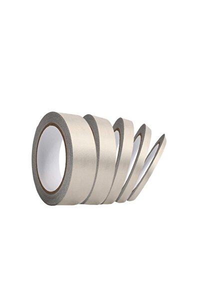 efiksbilisim GÜMÜŞ İLETKEN GRİ KUMAŞ BEZ BANT 5 MM 20 METRE
