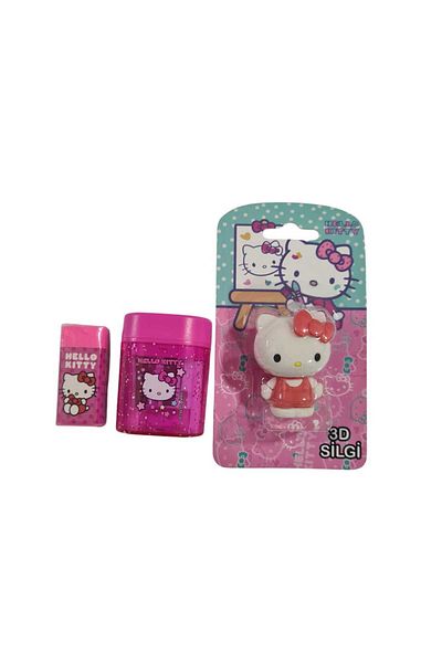 Dudo Baby مجموعة حلاقة وممحاة قلم رصاص مرخصة من Hello Kitty