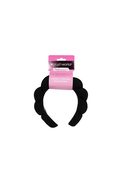 Brushworks Black Cloud Headband