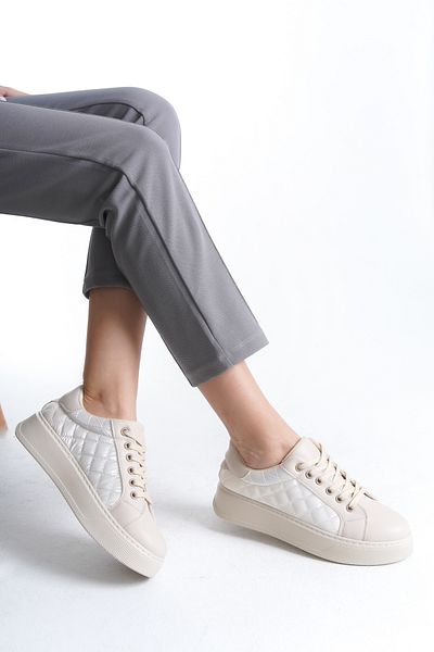 Solo Bag Pantofi de mers sport unisex pentru femei, cu șireturi zilnice