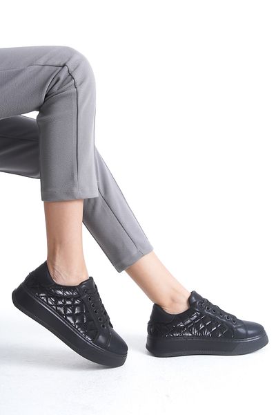 Solo Bag Pantofi de mers sport unisex pentru femei, cu șireturi zilnice