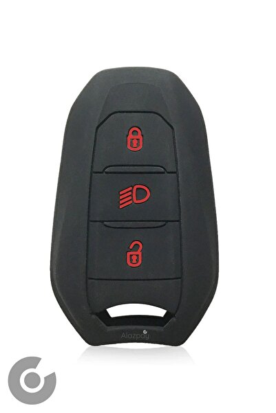 Alazpay غطاء حماية لمفتاح السيارة من السيليكون لبيجو 2008 3008 4008 5008 208 ...