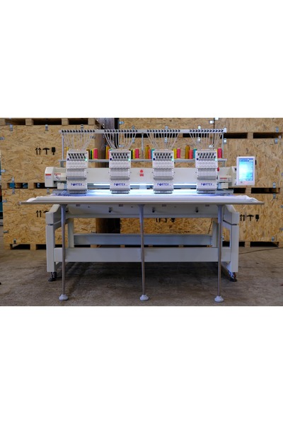 Fortex 4 Kafa Çeyiz Nakış Makinesi 450x400 1200 Devir