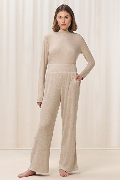 Triumph Thermal Wide Trouser High Waist Pijama Altı10213432