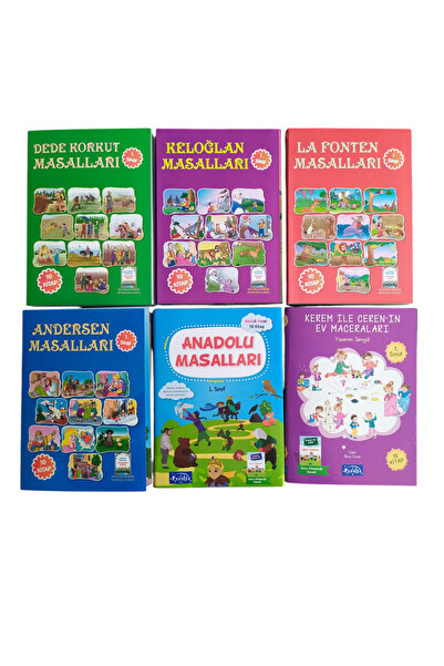 Parıltı Yayınları birinci sınıf hikaye setleri 60 kitap 6 set.