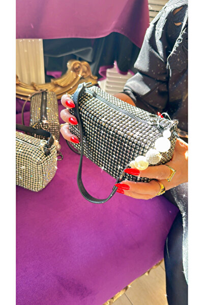 KRISTE BELL Full taşlı Kriste Bell el ve omuz çantası