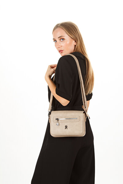 Newish Women's Multi-Compartment Crossbody Shoulder Bag