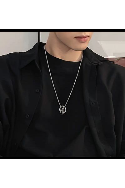 JORG ZENN Men's Steel Necklace