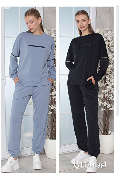 ELİS Mavi İnterlok  Eşofman Takımı