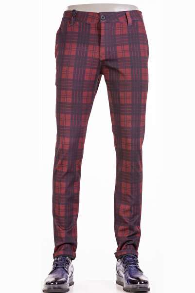 Mondo Bordo-laci Kareli Klasik Pantolon