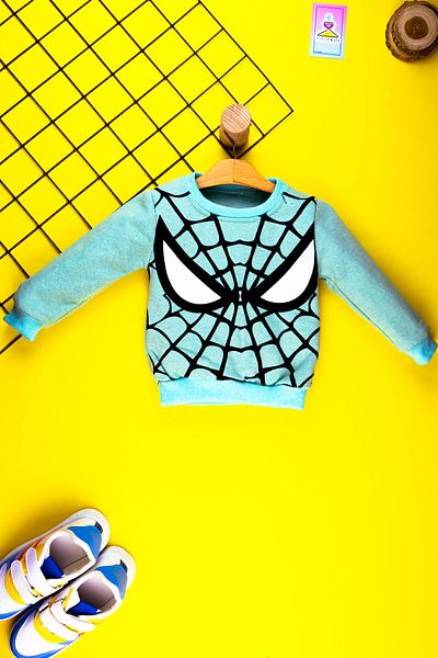 Yalçınoğlu Warm Raised Set for Baby and Child (1-4 Years) - Spiderman Patterned