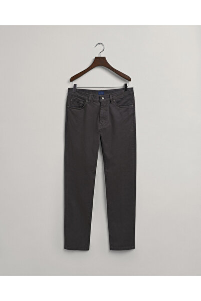 Gant Erkek Gri Slim Fit Hayes Jean Pantolon