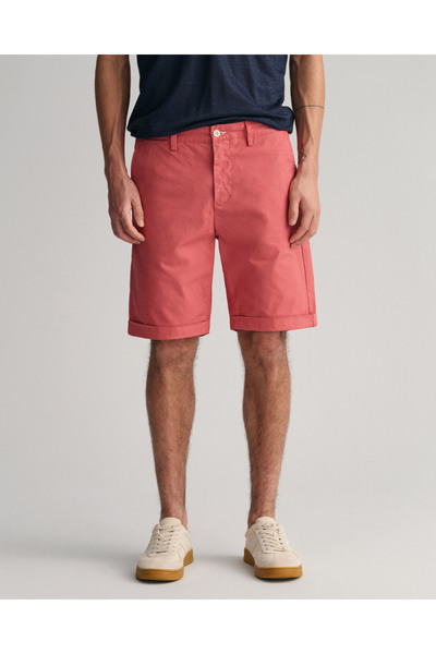 Gant Erkek Kırmızı Regular Fit Şort