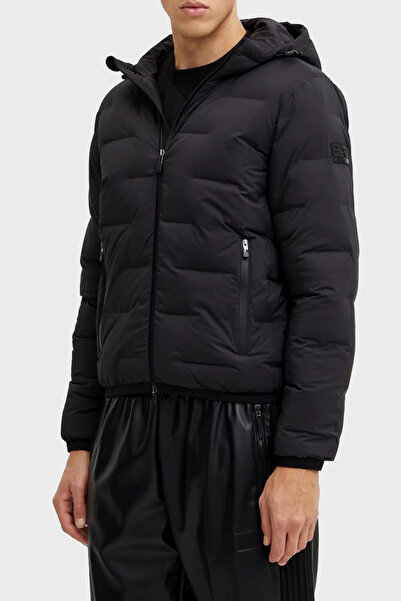 EA7 Kapitoneli Su İtici Regular Fit Kapüşonlu Şişme Mont Erkek MONT 6DPB64 PNHHZ 1200