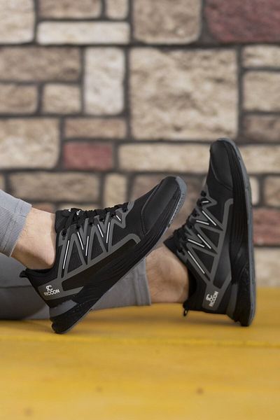 Riccon Černé Smoked Pánské Sneakers0012301