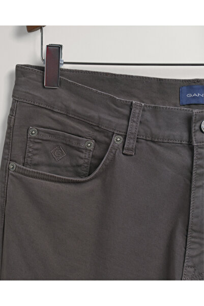 Gant Erkek Gri Slim Fit Hayes Jean Pantolon