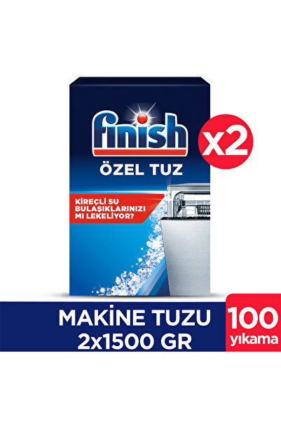 Finish Bulaşık Makinesi Özel Tuz 1500 Gr x 2