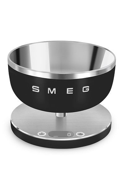SMEG ميزان المطبخ الأسود القديم Ksc01blmww