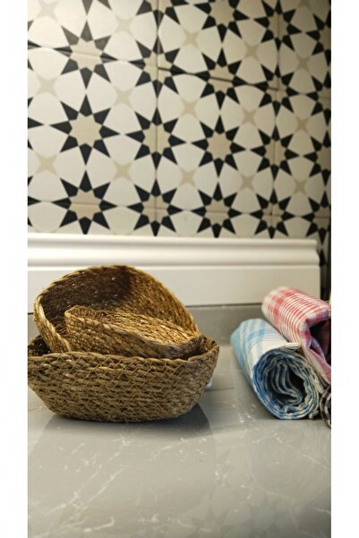 MDKLİFE Handmade Kare Mini Sepet Seti? 3lü