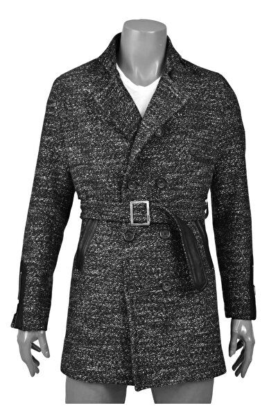 Mondo Koyu Gri Pu Deri Kapitone Kaban