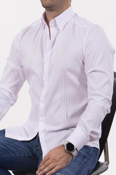 Mondo Beyaz Casual Gömlek