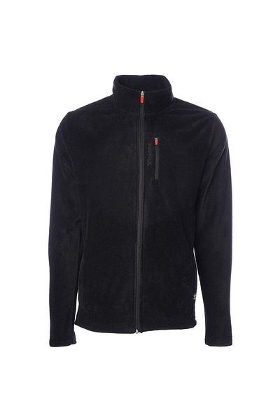 hummel Ανδρικό μαύρο γιακά μπουφάν Deslan Fleece