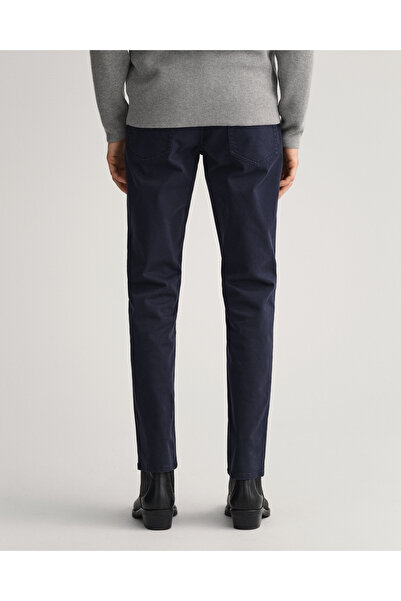 Gant Erkek Lacivert Slim Fit Hayes Pantolon