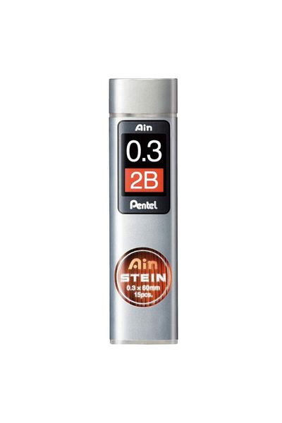 Pentel Hi-Polymer 0.3 mm Steel Tube of 15 Pieces