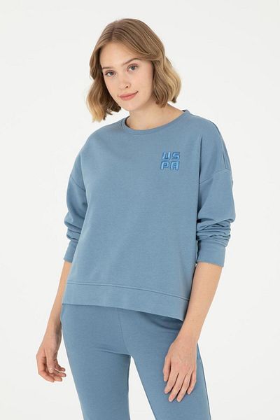 U.S. Polo Assn. Oversize Crew Neck Women's Sweatshirt