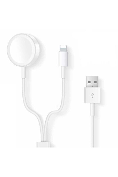 Microcase Apple Watch Ultra/Ultra 2 49mm ile Uyumlu Manyetik Lightning+USB Şa...
