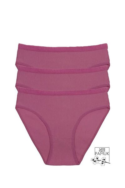 armonika Γυναικεία εσώρουχα μπικίνι από Dusty Rose Cotton Lycra 3 Pack